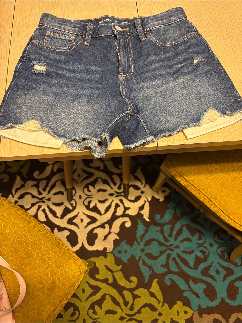 Old Navy Distressed Denim Shorts - Blue Jean